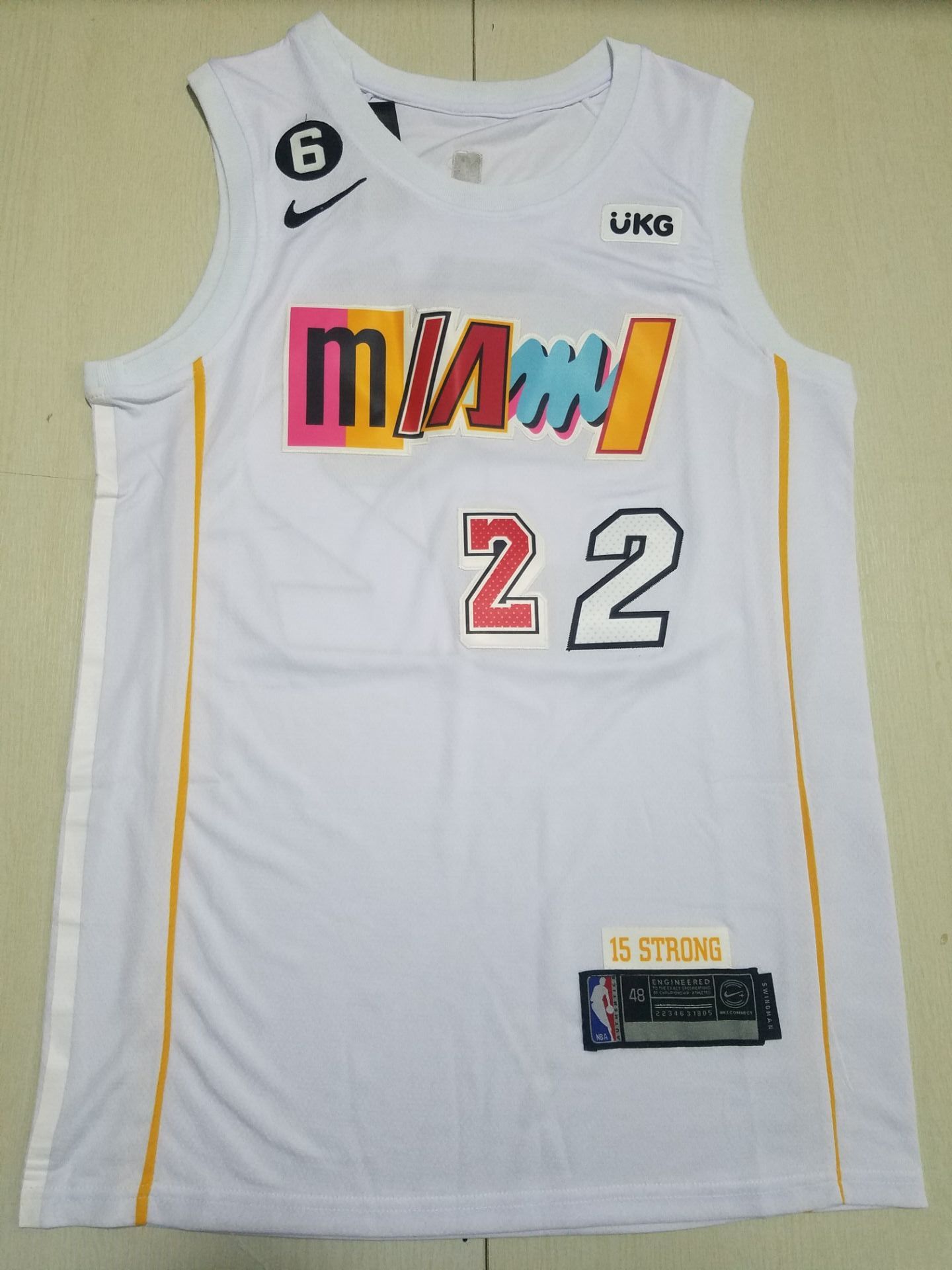 Men Miami Heat #22 Butler White City Edition 2022 Nike NBA Jersey->chicago bulls->NBA Jersey
